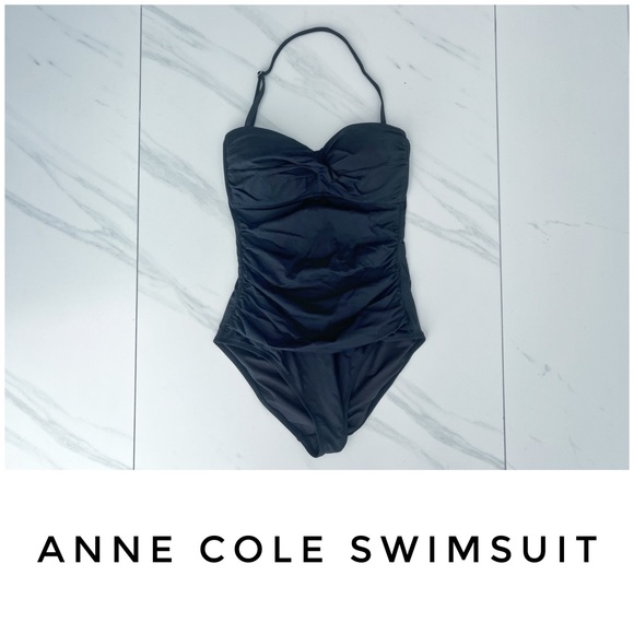 Anne Cole Other - Anne Cole swimsuit size 6 black ruched